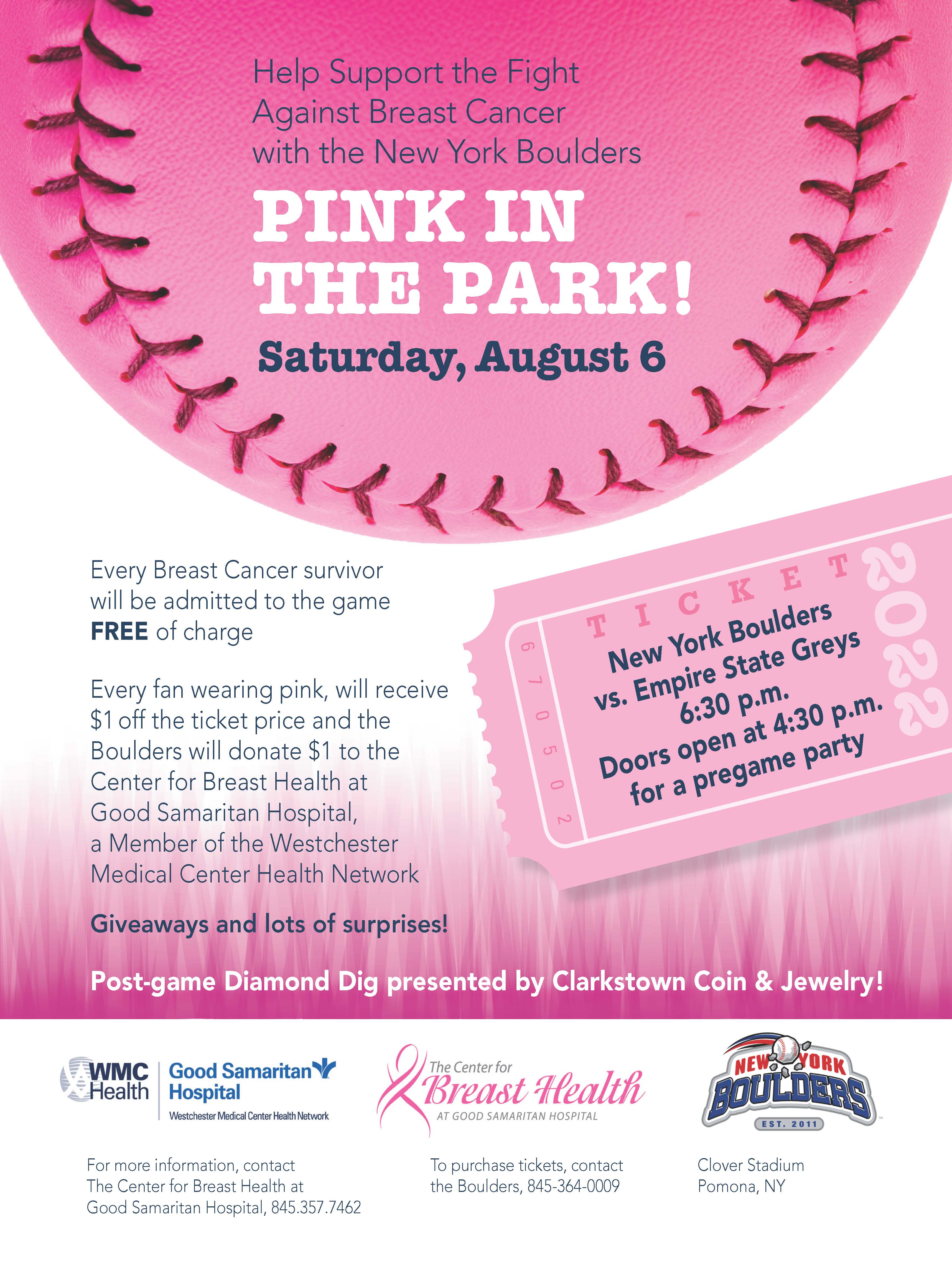 Pink in the Park Events